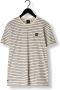 PME LEGEND Heren Polo's & T-shirts Short Sleeve R-neck Yd Melange Striped Jersey Beige - Thumbnail 6
