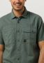 PME LEGEND Heren Overhemden Short Sleeve Shirt Ctn Linen Cargo Walker Groen - Thumbnail 5