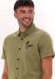 PME Legend Groene Casual Overhemd Short Sleeve Shirt Jersey Garment Dye - Thumbnail 4