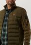 PME Legend Groene Jack Zip Jacket Fleece Mixed Padded Nylon - Thumbnail 6