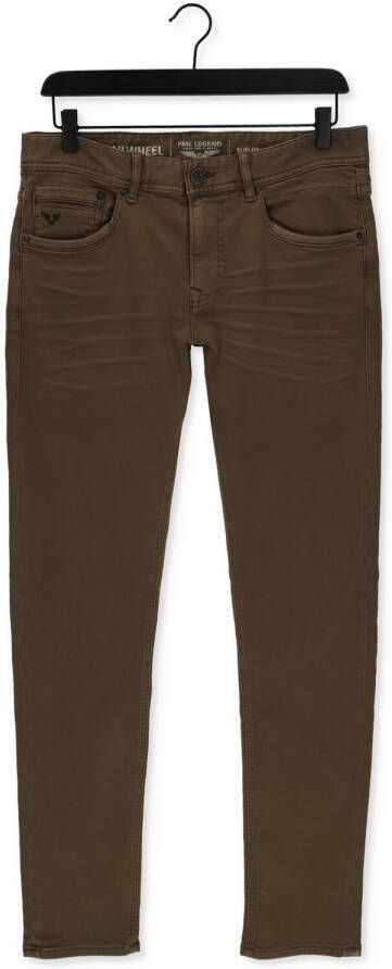 PME Legend Groene Slim Fit Jeans Tailwheel Colored Sweat