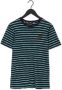 PME Legend Groene T shirt Short Sleeve R neck Space Yd Striped Jersey - Thumbnail 3