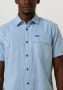 PME Legend Lichtblauwe Casual Overhemd Short Sleeve Shirt 2 Tone Slub - Thumbnail 4