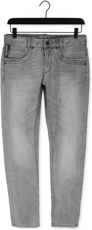 PME Legend Lichtgrijze Slim Fit Jeans Skymaster Grey On Bleached
