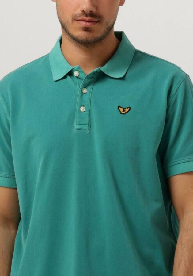 PME LEGEND Heren Polo's & T-shirts Short Sleeve Polo Pique Garment Dye Mint