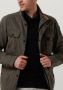 PME Legend Olijf Jack Semi Long Jacket Futurer 2.0 Mech Cotton - Thumbnail 5