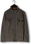 PME Legend Olijf Jack Semi Long Jacket Futurer 2.0 Mech Cotton - Thumbnail 6