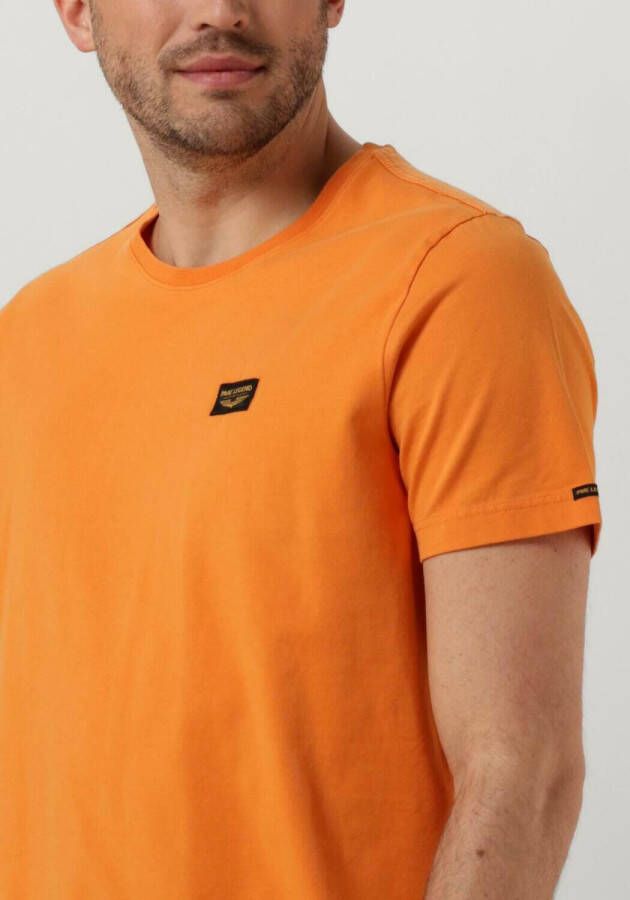 PME Legend Oranje T-shirt Short Sleeve R-neck Guyver Tee