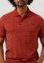 PME LEGEND Heren Polo's & T-shirts Short Sleeve Polo Jacquard Pique Rood - Thumbnail 5