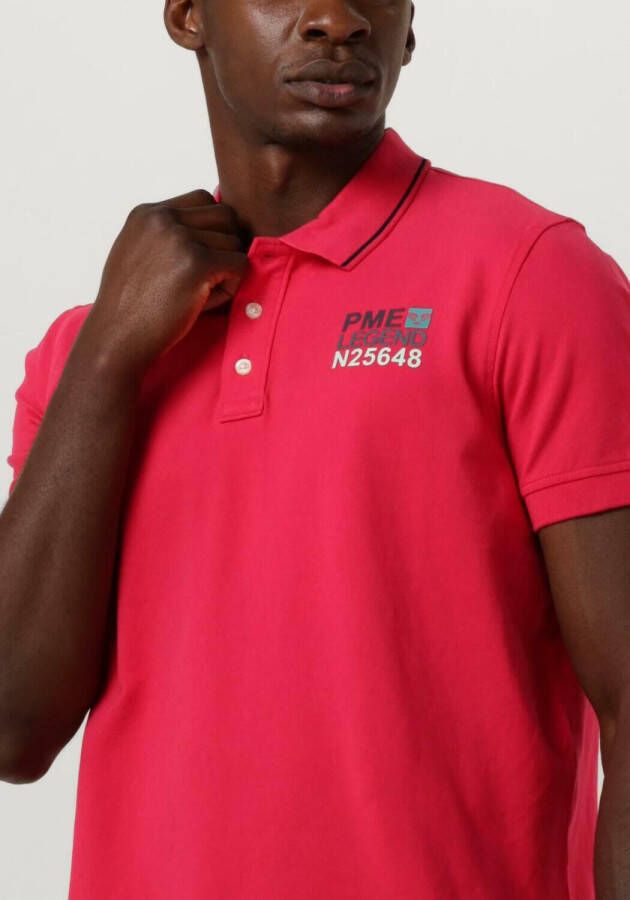 PME Legend Roze Polo Short Sleeve Polo Stretch Pique Package