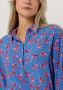 POM Amsterdam blouse Milly Fly Away Blue met all over print blauw rood roze - Thumbnail 4