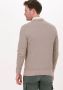 Profuomo Pullover beige pptj1a0031 Bruin Heren - Thumbnail 4