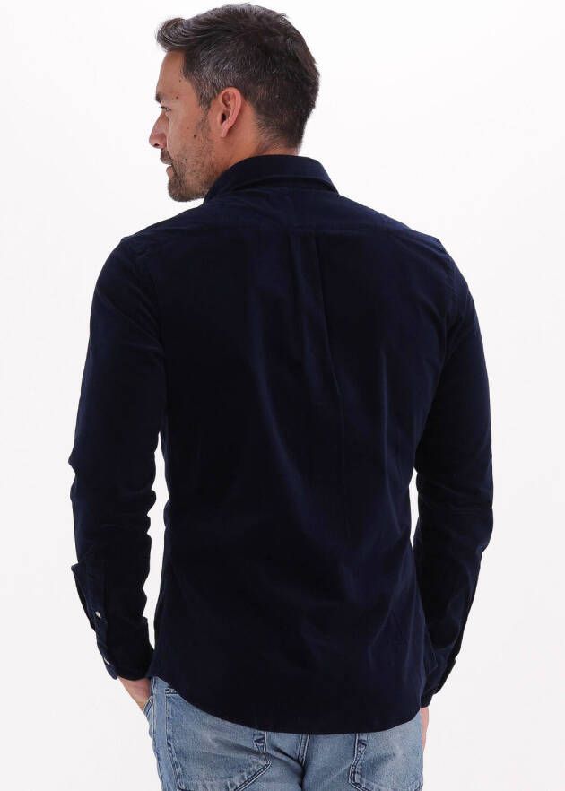 Profuomo Blauwe Casual Overhemd Shirt X-cutaway Sc Sf