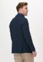 PROFUOMO Heren Colberts Jacket Knitted Ho Donkerblauw - Thumbnail 3