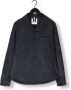 PROFUOMO Heren Overhemden Overshirt Knit Check Donkerblauw - Thumbnail 3