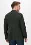 PROFUOMO Heren Colberts Jacket Knitted Ho Donkergroen - Thumbnail 3