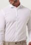 Profuomo Witte Klassiek Overhemd Knitted Shirt - Thumbnail 3