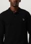 PS PAUL SMITH Heren Polo's & T-shirts Mens Slim Fit Ls Polo Shirt Zebra Zwart - Thumbnail 2