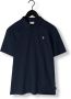 PUREWHITE Heren Polo's & T-shirts Polo With Button Placket And Small Print On Chest Donkerblauw - Thumbnail 4