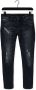 Purewhite Donkerblauwe Slim Fit Jeans #the Jone Skinny Fit Jeans With Allover Damgaing Spots - Thumbnail 3
