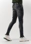Purewhite Donkergrijze Skinny Jeans #the Dylan Super Skinny Fit Jeans With Scratches - Thumbnail 4