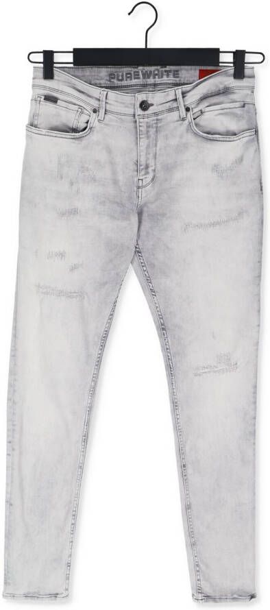 Purewhite Grijze Skinny Jeans The Jone W0898