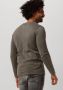 PUREWHITE Heren Truien & Vesten Flat Knitted Shirt With Small Logo On Chest Olijf - Thumbnail 5