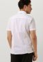 Purewhite Witte Casual Overhemd Melange Ss Basic Shirt - Thumbnail 4