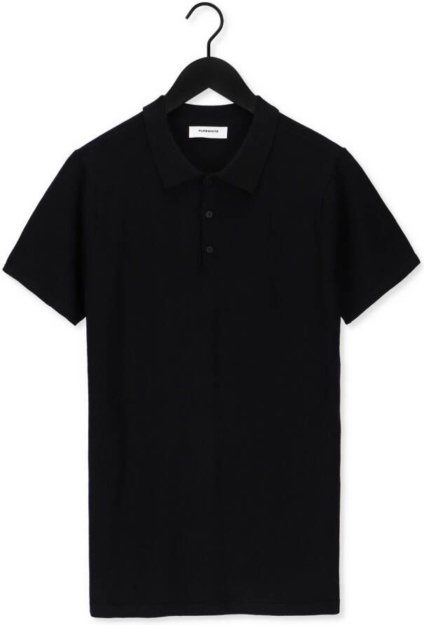 Purewhite Zwarte T-shirt 10805