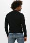 Purewhite Zwarte T-shirt Essential Tee U Neck Ls - Thumbnail 4