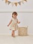 QUINCY MAE Baby Jurken & Rokken Ribbed Tank Dress + Bloomer Beige - Thumbnail 3