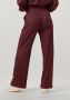 Refined Department high waist wide leg broek Nova met all over print paars roze - Thumbnail 5