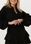 Refined Department Zwarte Blouse Milaya Woven Ruffle Blouse - Thumbnail 2