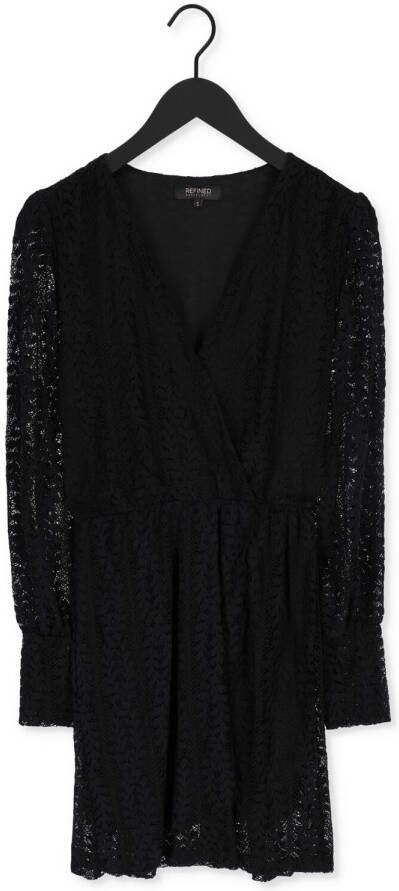 Refined Department Zwarte Mini Jurk Louisa