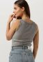 ROSEMUNDE Dames Tops & T-shirts Silk Top W Lace Lichtgrijs - Thumbnail 5