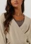 Rosemunde Zijden Top in Parijs Blauw met Satijnen Rand Brown Dames - Thumbnail 2