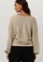Rosemunde Zijden Top in Parijs Blauw met Satijnen Rand Brown Dames - Thumbnail 4
