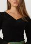 ROSEMUNDE Dames Tops & T-shirts Bernadine Organic T-shirt Lace Zwart - Thumbnail 2