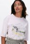 ROUGH STUDIOS Dames Tops & T-shirts Cape Tee Wit - Thumbnail 3