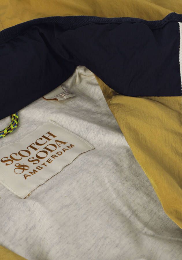 SCOTCH & SODA Jongens Jassen Colour Block Windbreaker Jacket Blauw