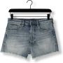 SCOTCH & SODA Dames Jeans The Cove Boyfriend Shorts Summer Shower Blauw - Thumbnail 3