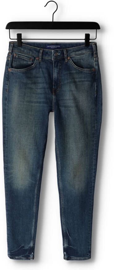 SCOTCH & SODA Dames Jeans Haut Skinny Jeans Solar Blue Blauw