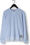 SCOTCH & SODA Heren Truien & Vesten Garment Dyed Structured Sweatshirt Blauw - Thumbnail 6