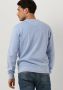 SCOTCH & SODA Heren Truien & Vesten Garment Dyed Structured Sweatshirt Blauw - Thumbnail 7