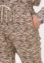 SCOTCH & SODA Dames Broeken Elasticated Mid-rise Regular-length Pants Bruin - Thumbnail 5