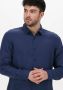 Scotch & Soda Donkerblauwe Casual Overhemd Regular Fit Garment-dyed Linen Shirt - Thumbnail 7