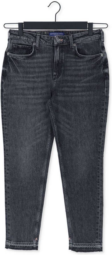 SCOTCH & SODA Dames Jeans High Five Slim Fit Jeans Passing Time Donkergrijs