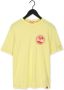 Scotch & Soda Gele T-shirt Logo Graphic Jersey T-shirt In Organic Cotton - Thumbnail 3