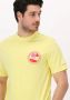 Scotch & Soda Gele T-shirt Logo Graphic Jersey T-shirt In Organic Cotton - Thumbnail 5