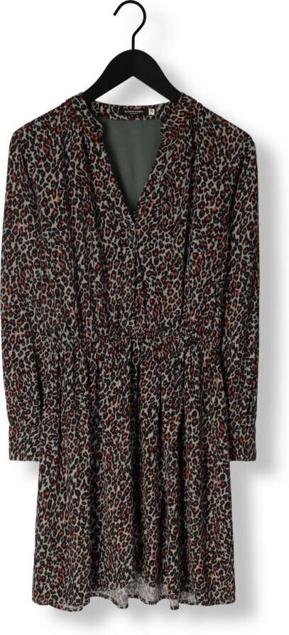 SCOTCH & SODA Dames Jurken Elasticated Waist Mini Dress Groen